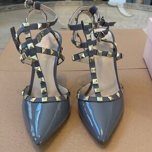 BCBGeneration Studded Blue Heels